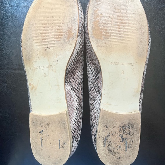 Valentino Malva Snake Print Ballerina Flats in Python - Picture 2 of 5